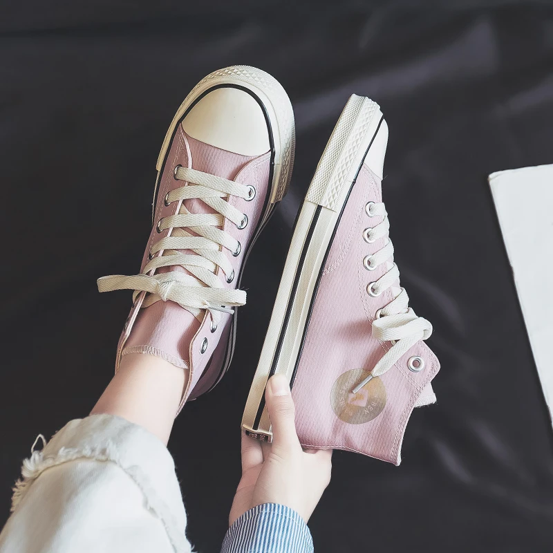 

Однотонная модная парусиновая женская обувь на мягкой подошве со шнуровкой и сеткой, уличная обувь на плоской подошве с круглым носком, Zapatos Mujer