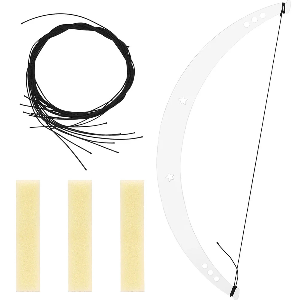 

1Set Eyebrow Mapping Tool Bow Design Reusable Acrylic Brow Positioning Ruler for Semi- Microblading Shaping