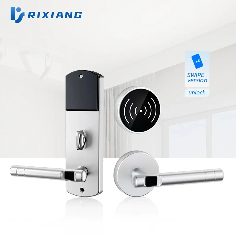 Separate Handle Lock Series Hotel Home Electronic Door Lock RF Card Unlock Induction Door Locks Smart Safety Isolation Lock