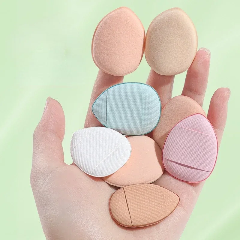 3/6 Pcs Mini Finger Puff  Powder Detail Makeup Cream Blend Cosmetic Accessories Makeup Tools Sponge Face Concealer Foundation