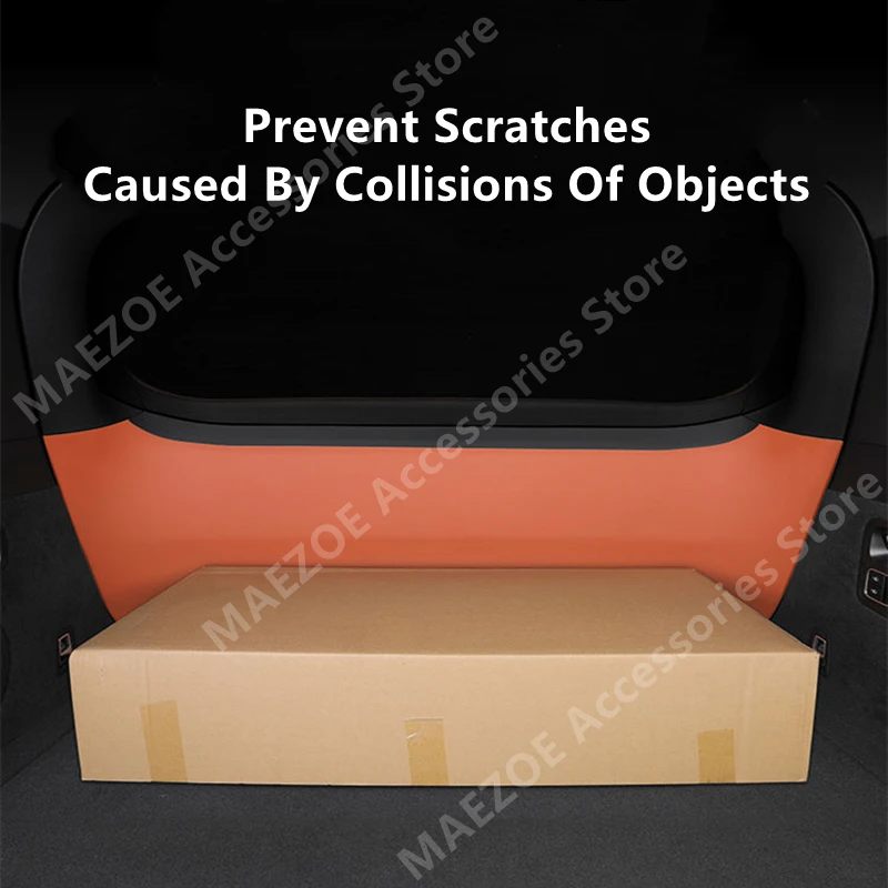 ل LIXIANG L6/L7/L8/L9 وسادة جلدية مضادة للخدش لباب صندوق السيارة ، ملحقات حماية تعديل الديكور الداخلي #2