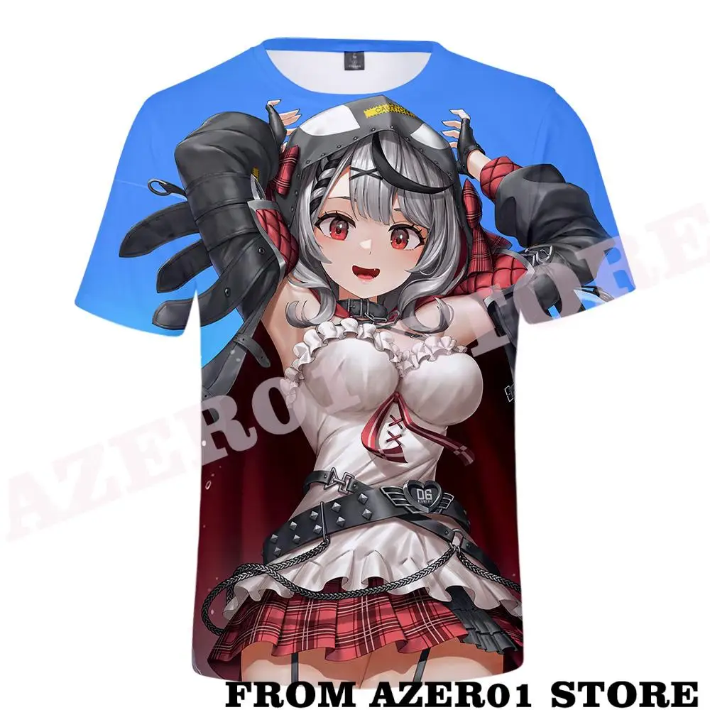 HOLOLIVE VTuber SakamataChloe Sakamata SKMT968 Merch Tee T-shirt Spring Summer Men/Women Street Clothes shirt Streetwear Tshirt