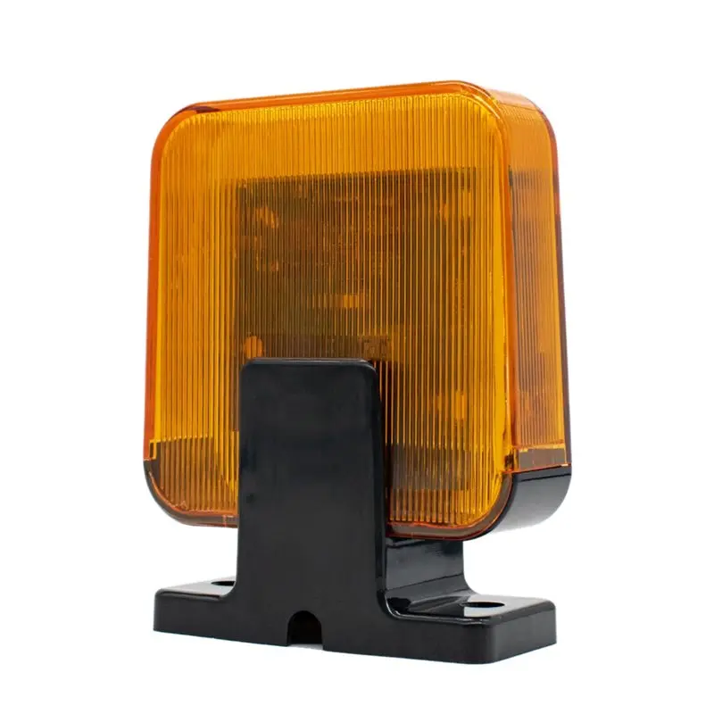 【サイバーマンデー】ユニバーサル12v-256v-ledゲートライトアラーム点滅警告信号保護セキュリティランプ用