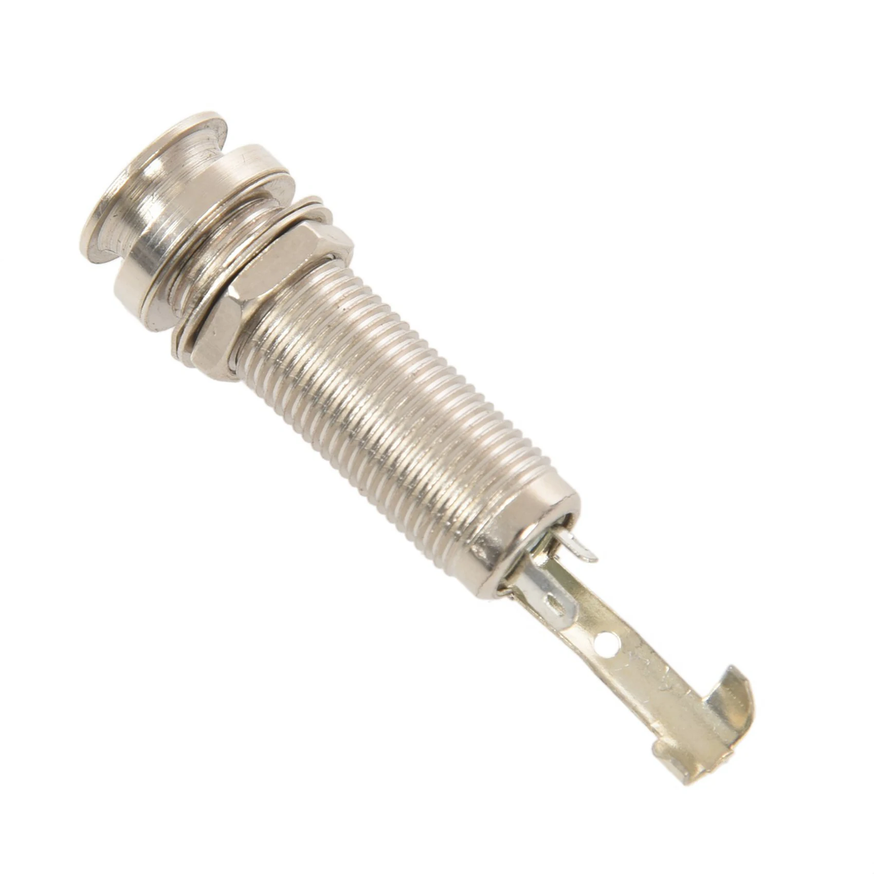 Dropship-4X 실린더 클립 엔드 핀 일렉트릭 기타 베이스용 모노 패널 출력 잭 소켓 6.35Mm