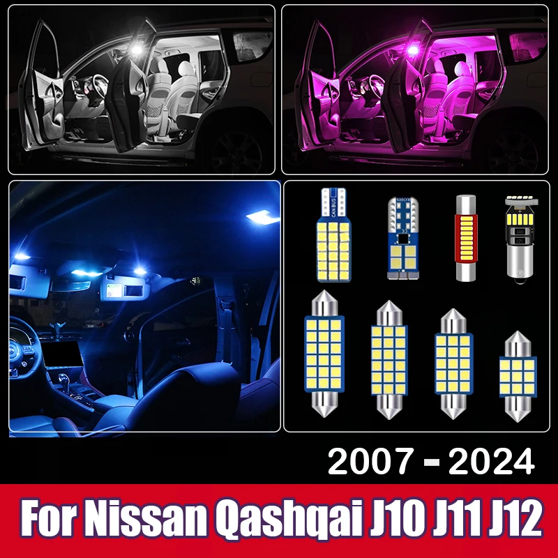 Per Nissan Qashqai J10 J11 J12 2007 - 2012 2013 2014 2015 2016 2017 2018 2019 2020 2021 2022 2023 2024 Auto HA CONDOTTO LA Luce Accessori