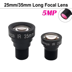 HD 5 Megapixel 25mm 35mm M12 650 IR Filter Long Focal Length CCTV Camera Lens For IP AHD EKEN SJCAM Xiaomi Yi Gopro Sport Camera