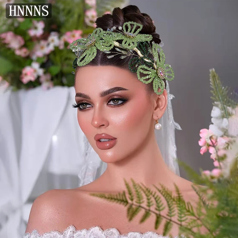 

TOPQUEEN Bridal Wedding Bead Headband Handmade Flower Rhinestone Women's Exquisite Banquet Dancing Party Hair Accessory YXA353