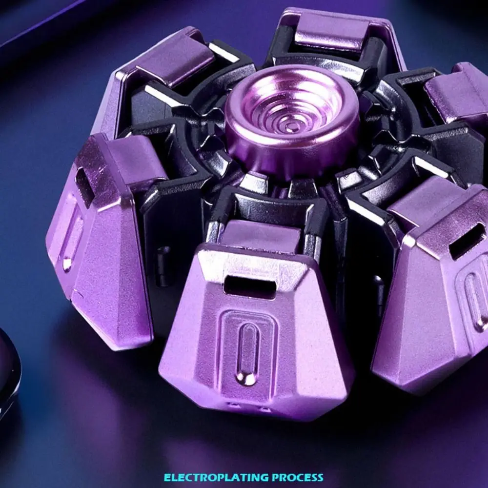 

4 шт., гироскоп в форме лепестка, механическая 3D-печать, волчок, ручной спиннер, шестерня, PLA, звездочка на кончике пальца