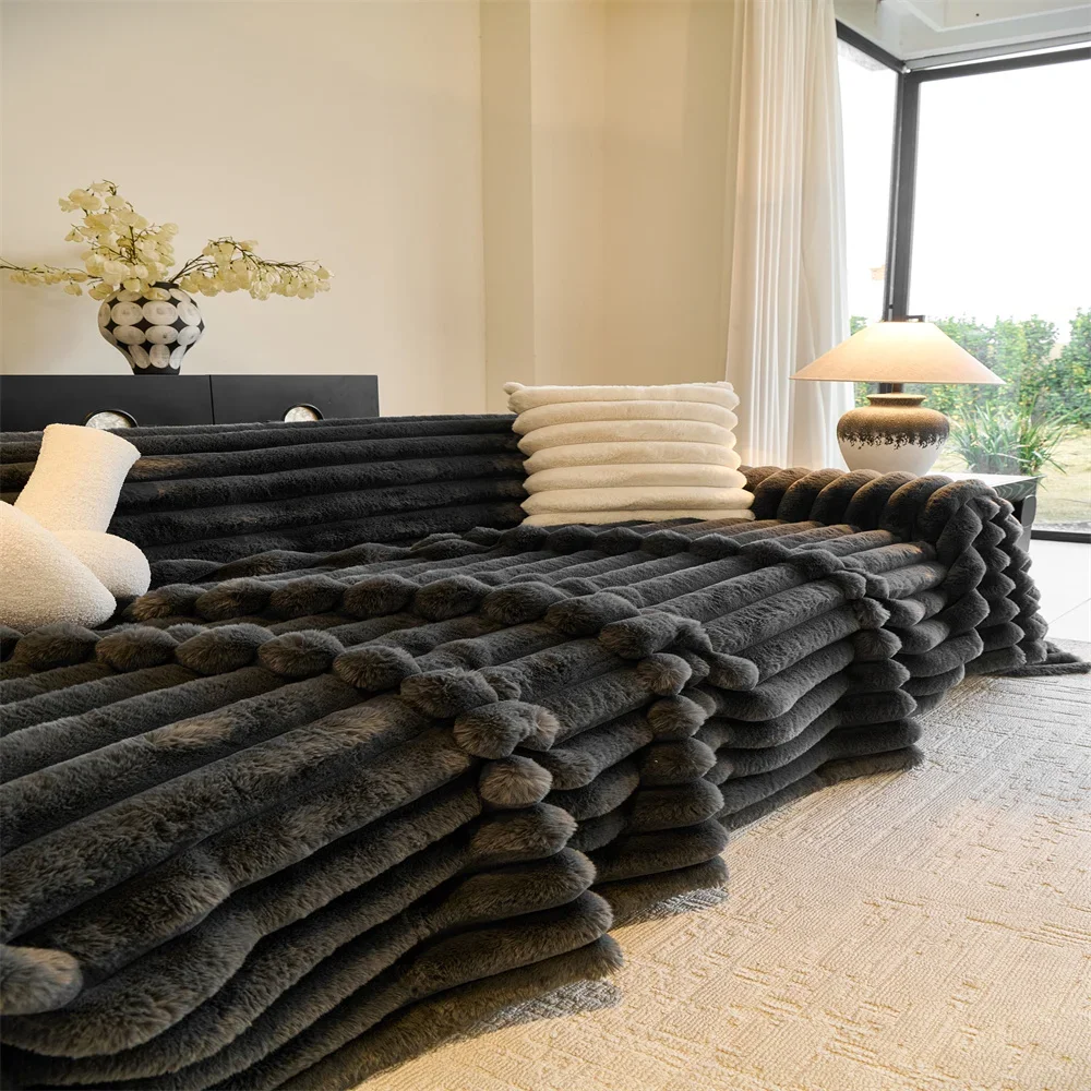 Herbst und Winter Neue Creme-Wind Sofabezüge Stoff Handtuch Chenille Rutschfest Wasserdicht Sofakissen Anti-Katzenkratzer Sofatuch
