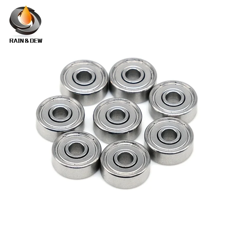 Bearing 10 PCS 697ZZ 7x17x5mm Chrome Steel Metal Sealed High Speed Mechanical Equipment Parts