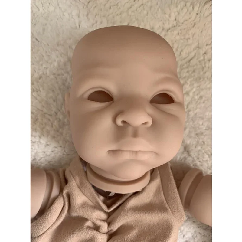 22Inches Reborn Doll Kit Baby Vinyl Unpainted Unfinished  Parts DIY Blank Doll Kit DIY Handmade Doll Toys Drop Shipping