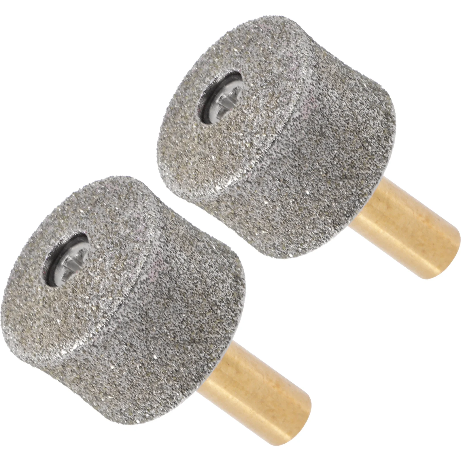 

2Pcs Pet Grinder Heads Pets Nail Grinding Heads Durable Replacement Metal Tools for Dog Cat Electric Sanding Grooming
