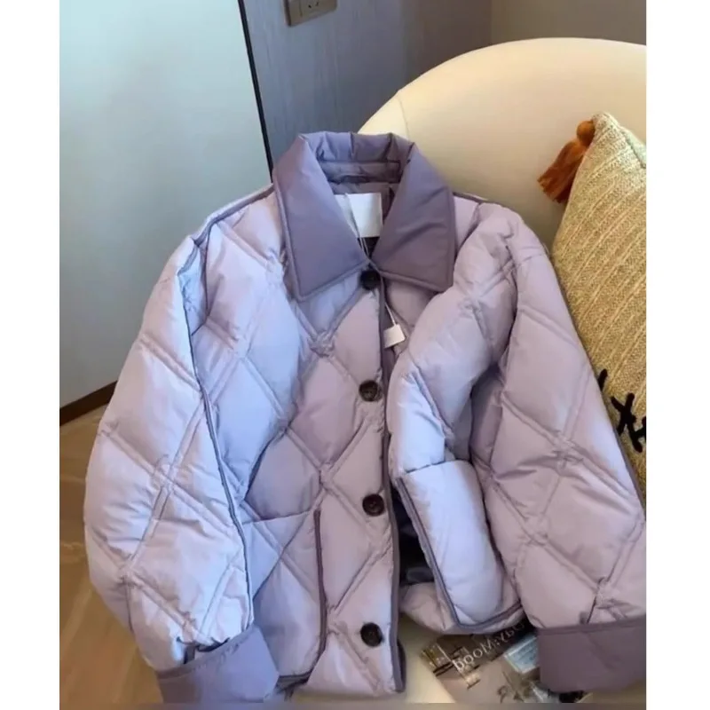 Cardigan da donna con risvolto a maniche lunghe abbottonato Giacca in colore a contrasto Top western alla moda autunno e inverno