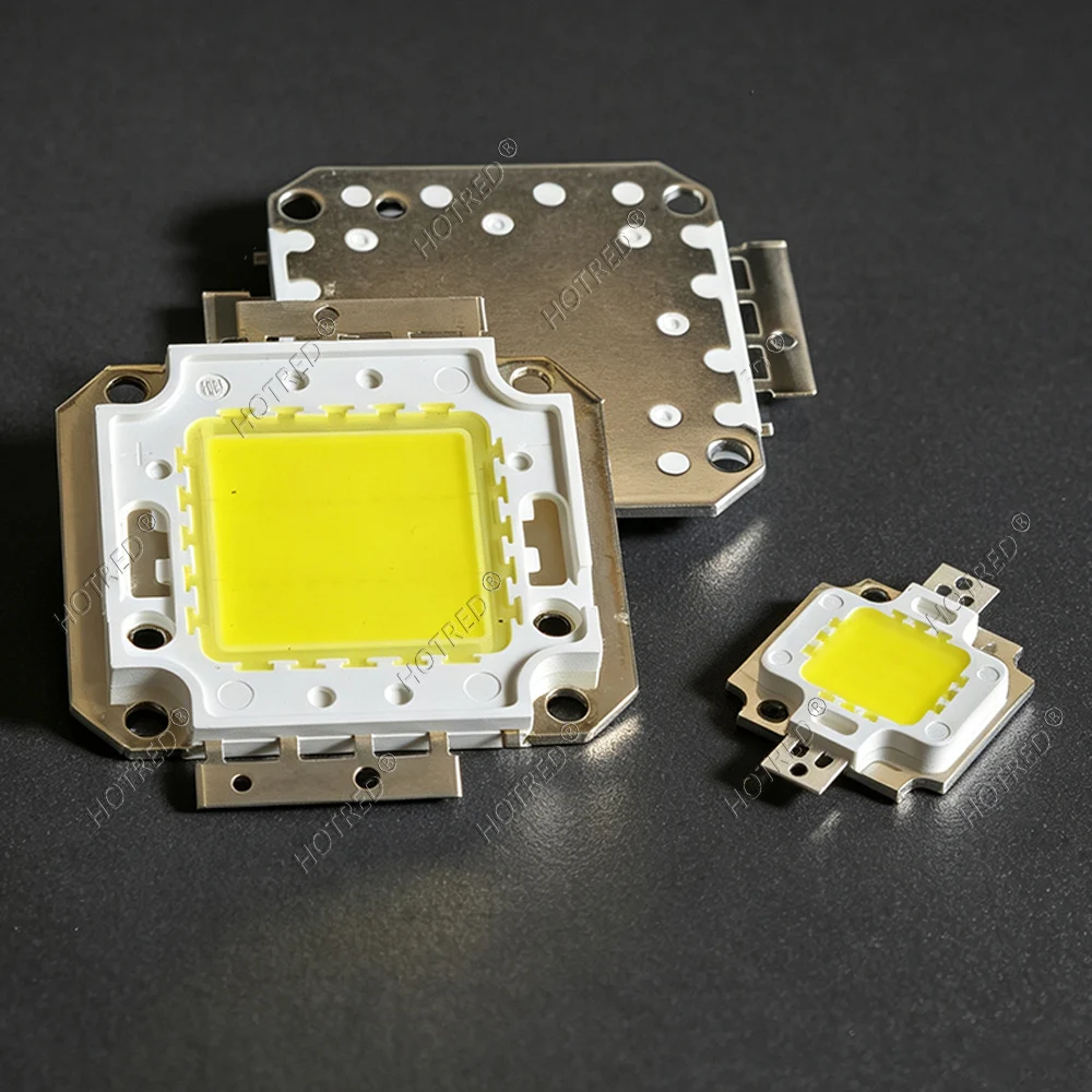 1-10PCS High Power LED Chip 10W 20W 30W 50W100W Warm Natural Cool White 3000K 4000K 6500K Bright For Floodlight Lamp Light Beads
