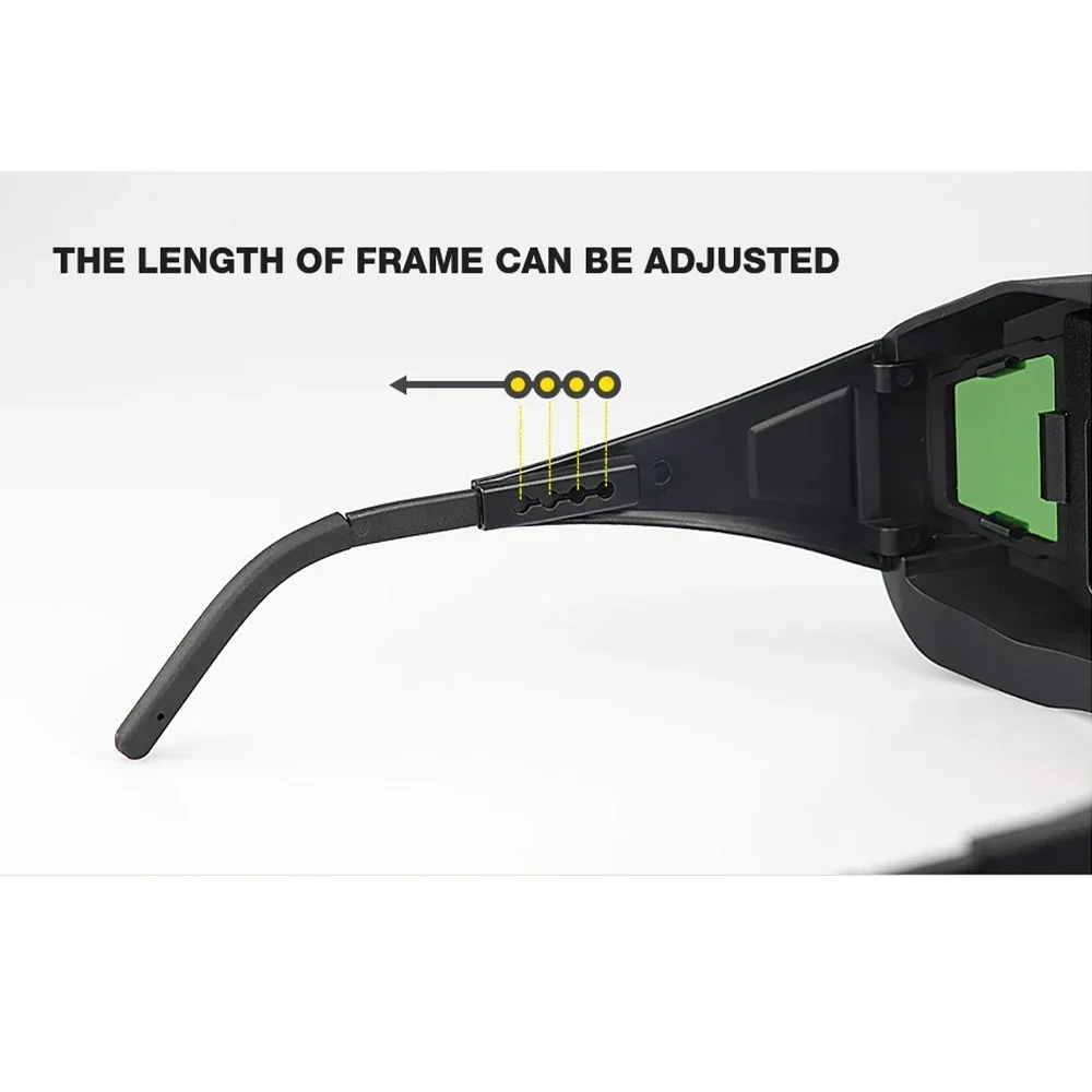Óculos de soldagem com escurecimento automático, óculos com lentes que trocam de luz, escurecimento automático, proteção dos olhos