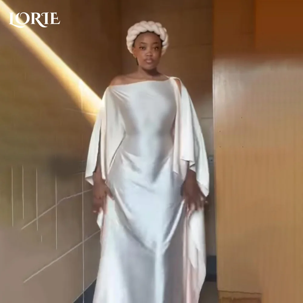 ローリー ハイカラー A ライン イスラム教徒のウェディングドレス 長袖コルセット ブライダルガウン カスタマイズされた背中の開いた花嫁ドレス サウジドレス ドバイ