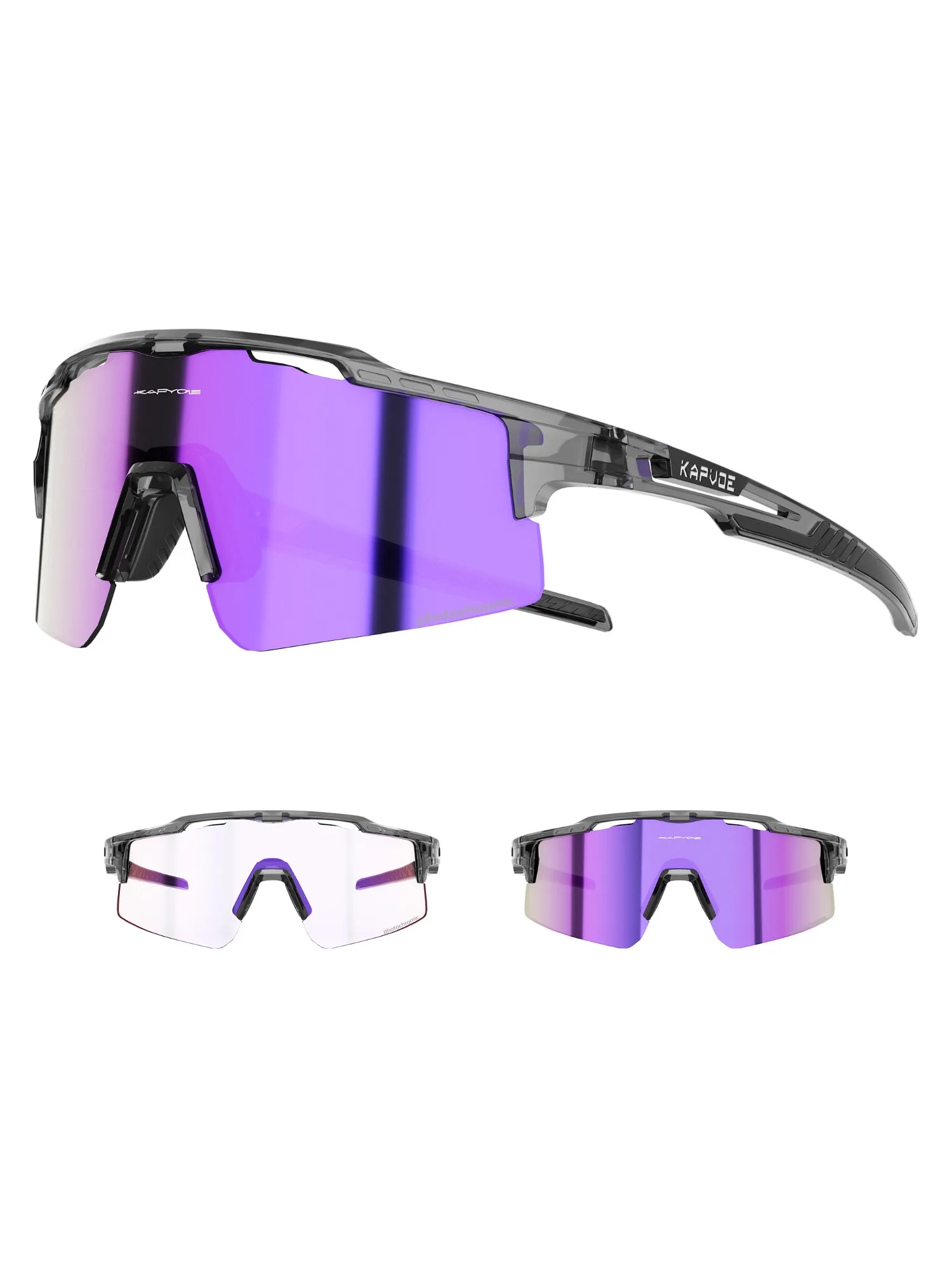 AliExpress kapvoe KAPVOE Photochromic Cycling Sunglasses Men's Sunglasses Men Bike Sports Outdoor UV400 Bike Goggles Women Night Cycling Glasses