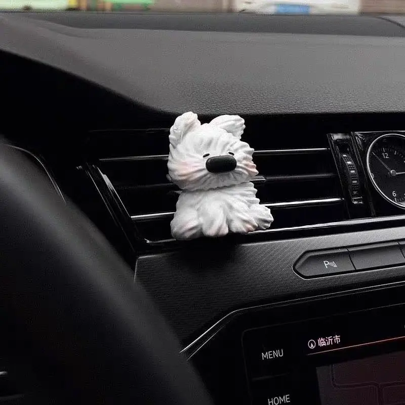 Air conditioner out of trend car messy puppy diffuser new car gift cute decorative clip girl