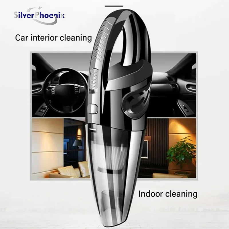 

Car vacuum cleaner with dual use of dry and wet strong suction power of 120W Portbale high-power car vacuum cleaner Accessories