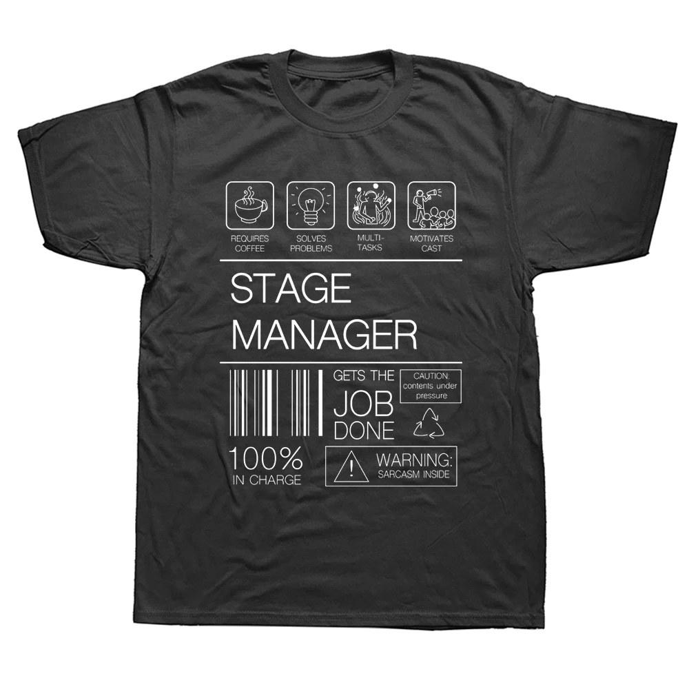 

Stage Manager Label T Shirts Graphic Cotton Streetwear Short Sleeve Birthday Gifts Summer Style T-shirt Mens ClothingF