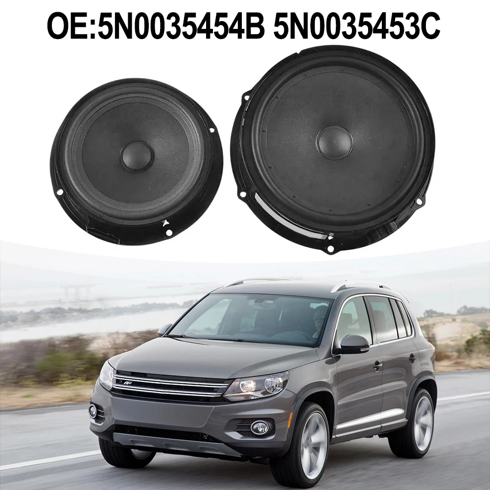 

Car Woofer Front Rear 5N0035454B 5N0035453C For Tiguan 2009-2019 Door Bass Speaker Car Loudspeaker