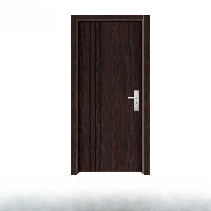 Stylish and Sturdy American Steel and Wood Indoor Security Door for Home and Room Protection