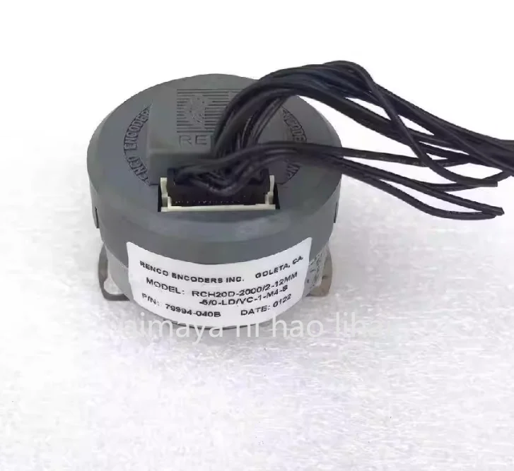 RCH20D 2000 PPR Rotary Encoder with M4 Mount 2-12mm Shaft 5V Line Driver for Motion Control And Position Feedback