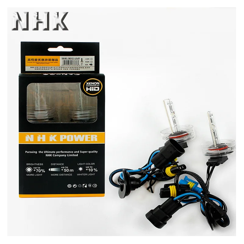 NHK Hid Xenon Bulb 9012 3000K 4300K 5500K 6000K Universal Car Accessories