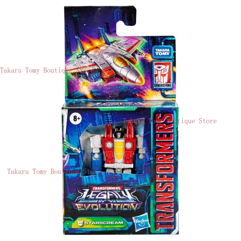 ในสต็อก Transformers ของเล่น Legacy Evolution Core Class Starscream ตัวเลขการกระทํา Autobots งานอดิเรกของขวัญ Coctible