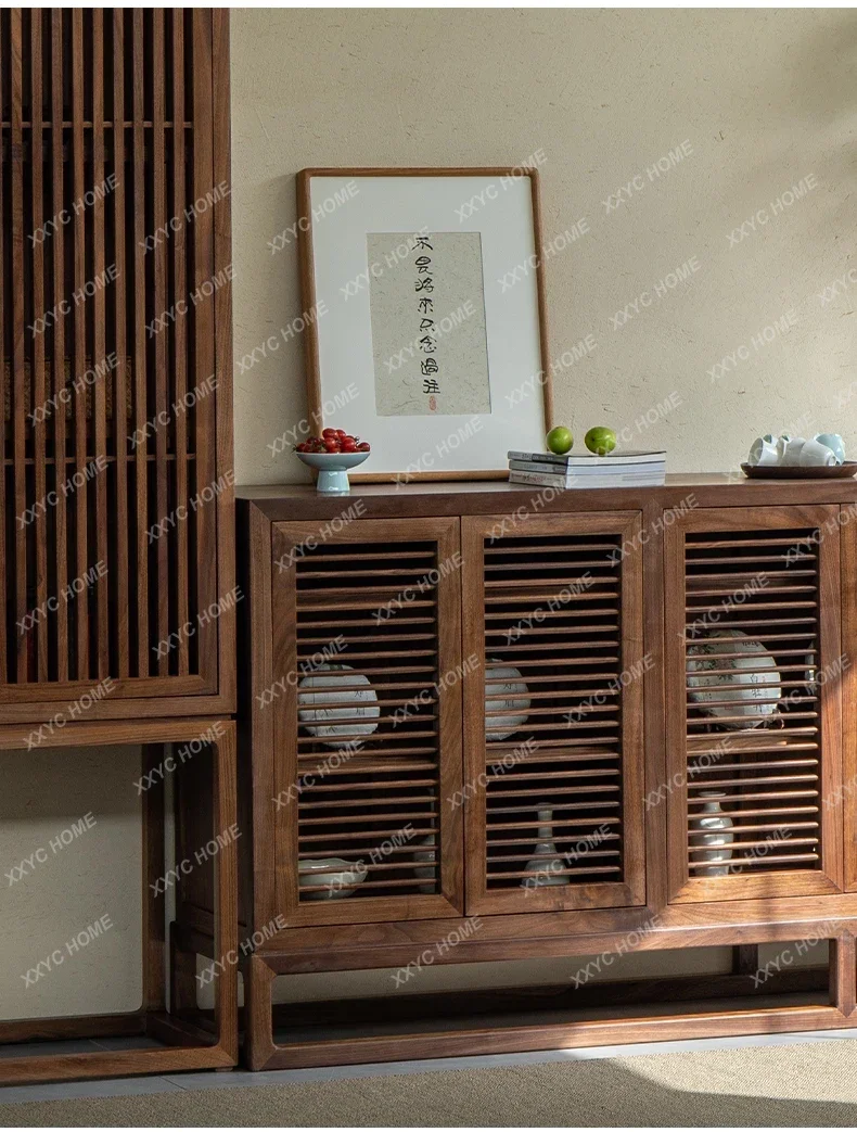 

solid wood old elm low cabinet living room entrance shoe cabinet