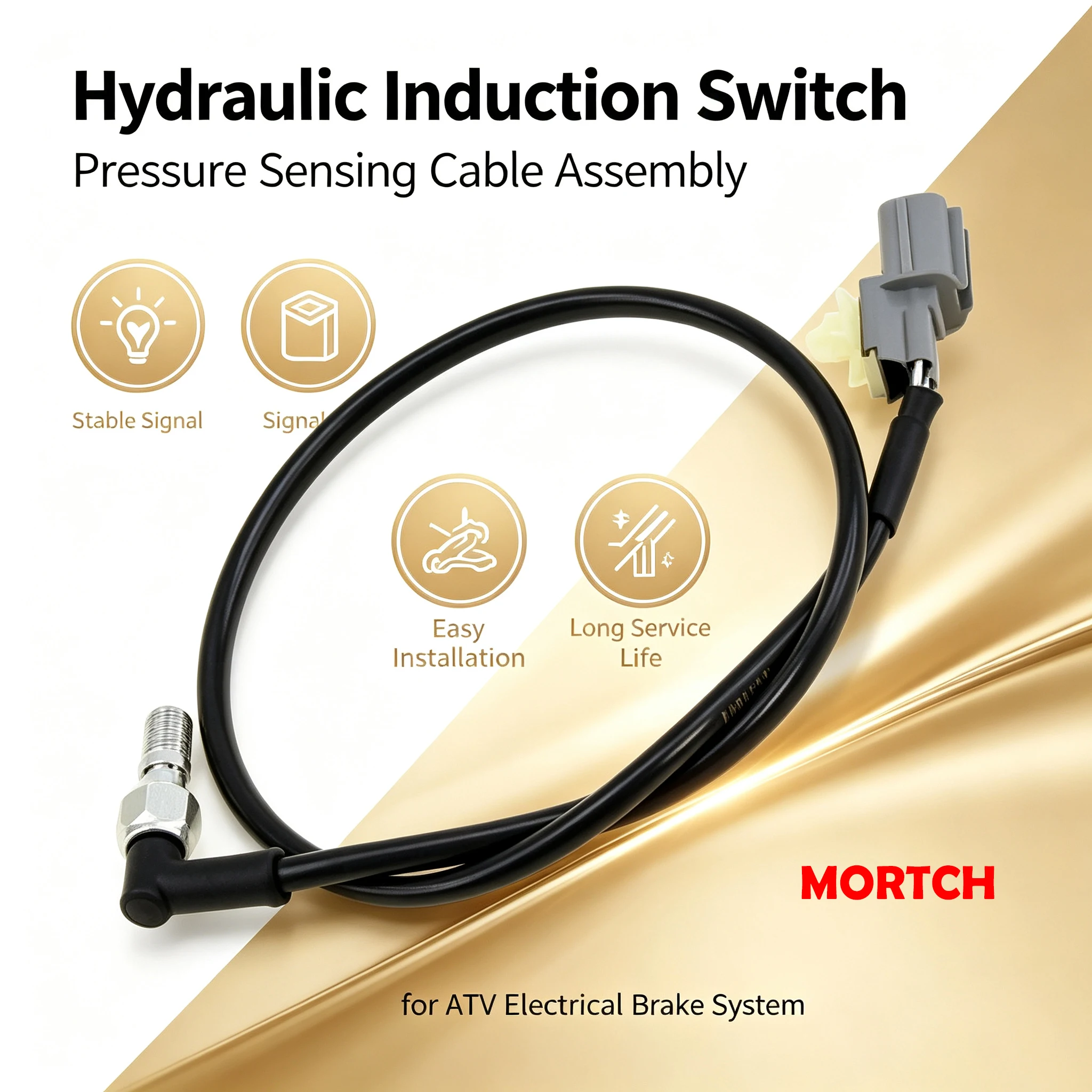 Hydraulischer Induktionsschalter 9DQV-080010-3000 für CF Moto 400-550cc ATV CForce GOES TERRIX Bremsdrucksensor – Detail 1