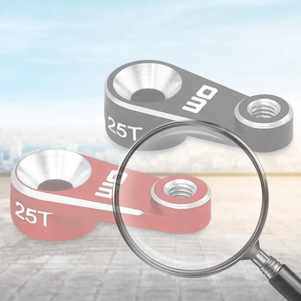 Bocina de Repuesto para Servo de 25T, Bocina de Extensión para Servo de Dirección RC, Brazo de Servo para Crawler RC 1/18 TRX4M