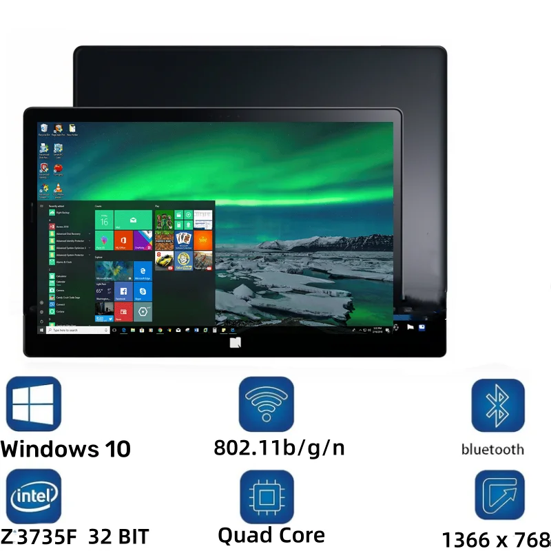 

10,6-дюймовый планшетный ПК с Windows 10 C24, 2 ГБ DDR RAM, 32 ГБ ПЗУ, 1366*768 IPS-экран, совместимый с HDMI аккумулятор USB 3.0, 6000 мАч