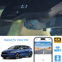 Mrec 4K Front Rear Dual Camera Wifi Auto Dashcam Dash Cam for Volvo V40 T3 T4 T5 T2 D2 D3 D4 2019 2018 2017 2016 2015 2014 2013