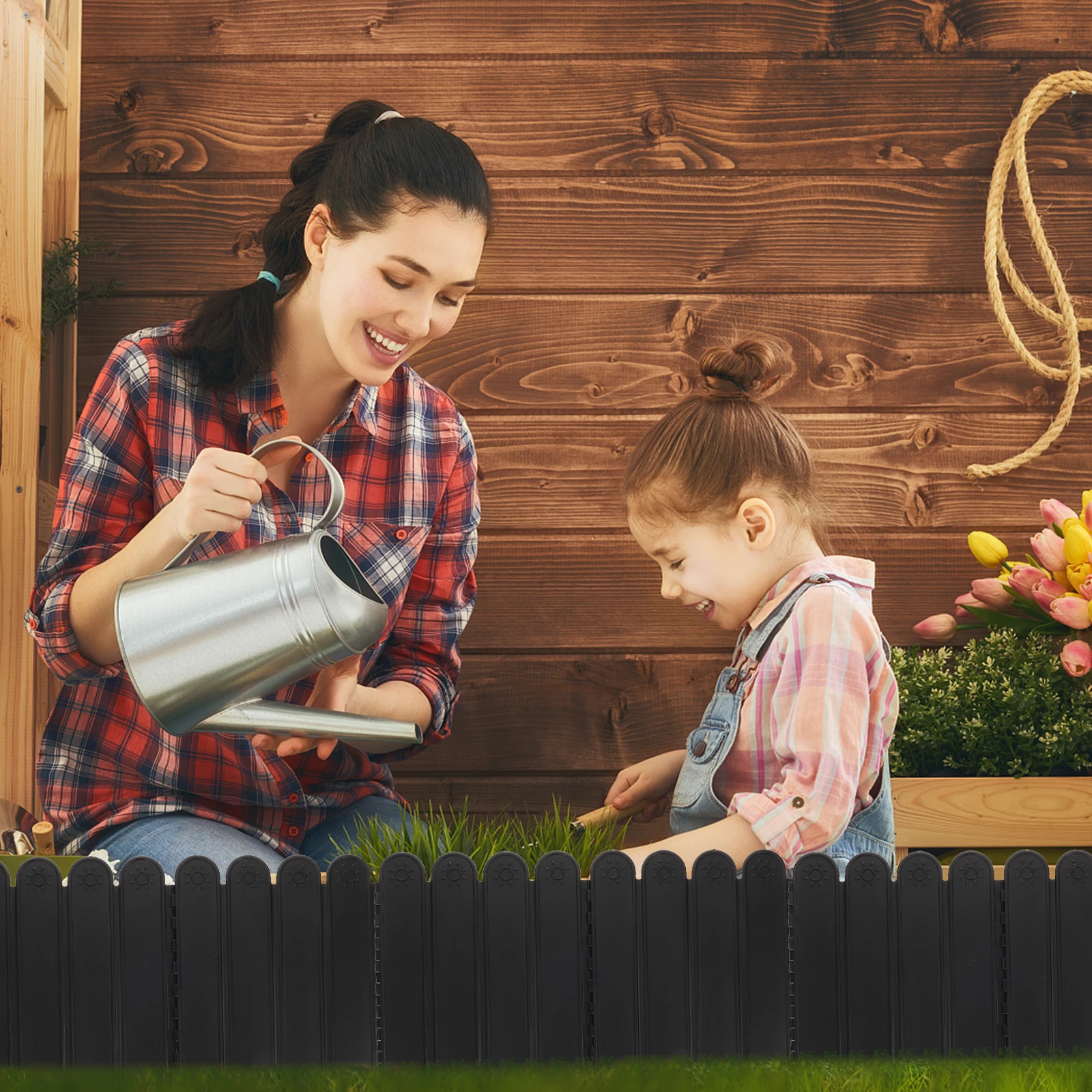 

Fence Outdoor Garden Lawn Edging Border Edger Fencing for Small Fences Landscape
