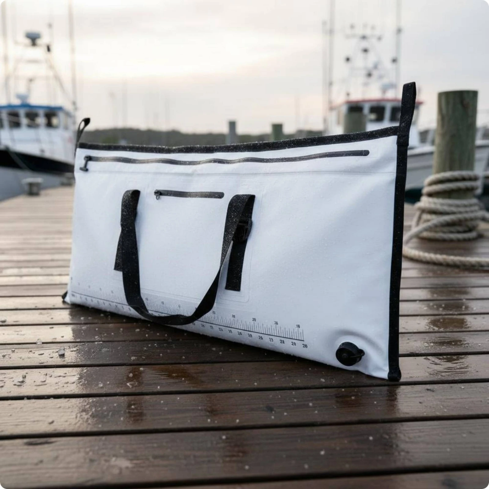 sea-fishing-cooler-bag-zippered-seal-leakproof-seafood-storage-bag-leakproof-seafood-cooler-drain-hole-outdoor-gear-ipx7