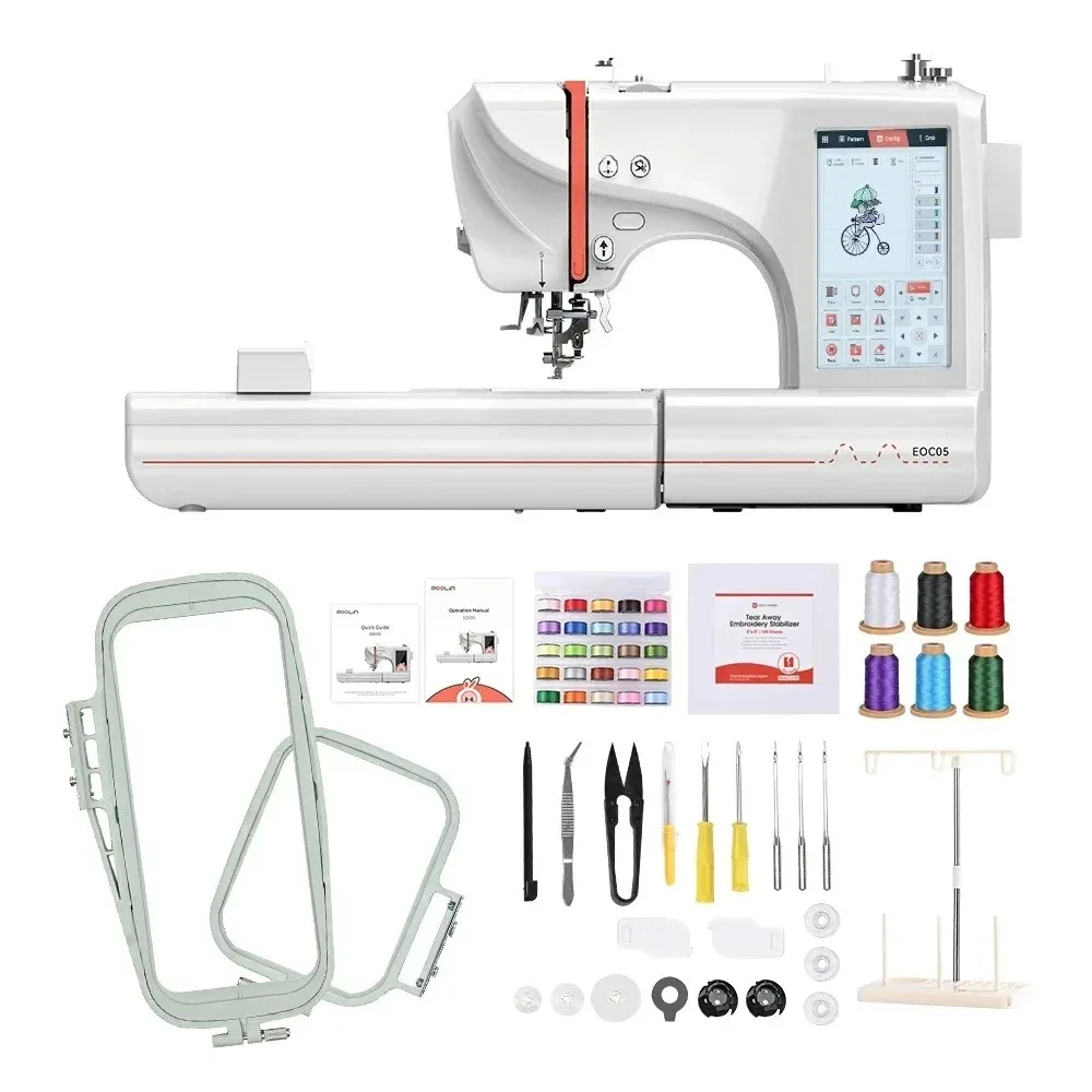peiqiPoolin EOC05 Wholesale Multifunctional Automated High Quality Easy to Use Small Computerized Embroidery Machine With Good P