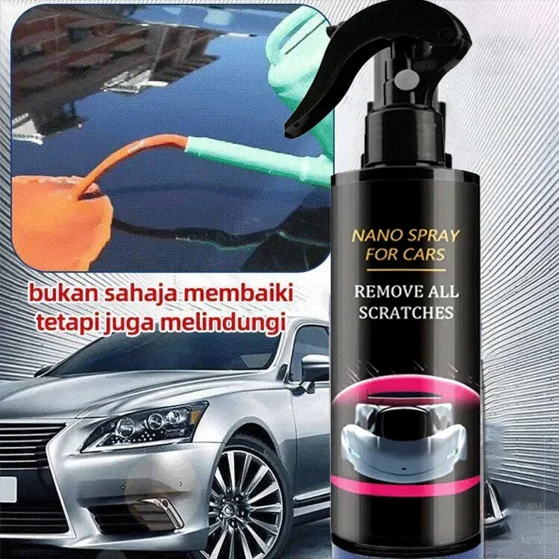 

Car Nano Ceramic Wax Coating Spray Liquid Crystal Polishing Paint High Protection Hydrophobic Coat Scratch Repair Car Detailing