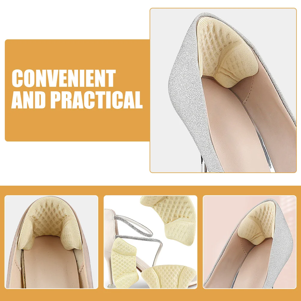 

6Pairs Heel Protectors Breathable Wear-Resistant Heel Liners for Men Women Sports Casual Shoes Shoe Pads Prevent Foot