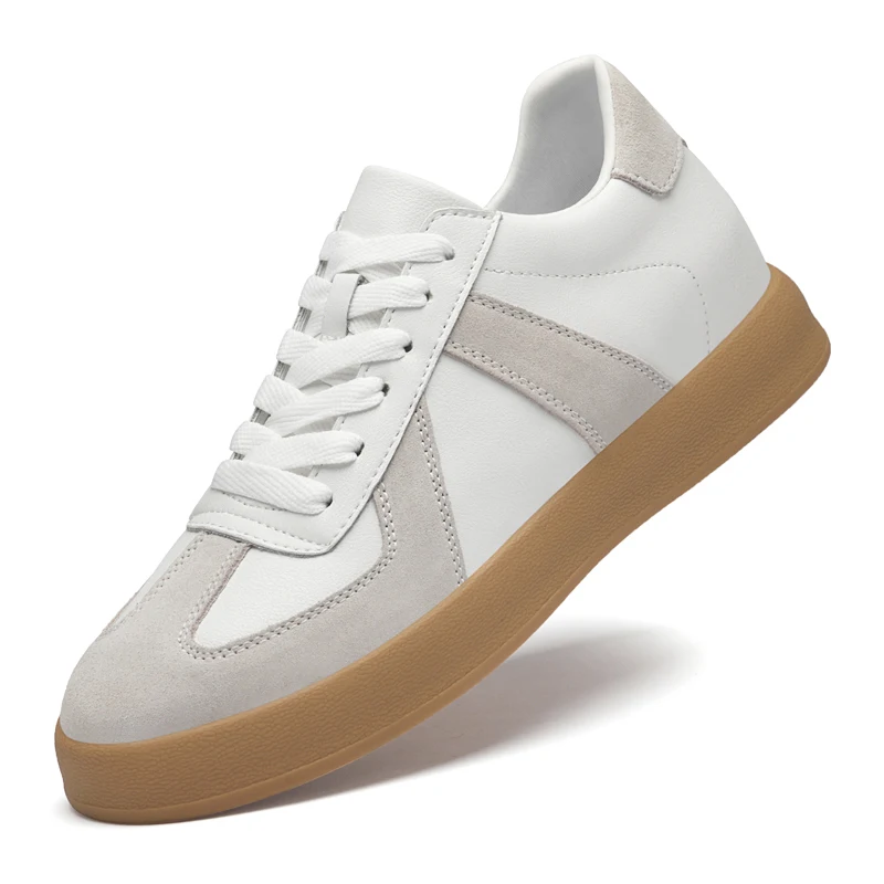 

Men's Cowhide Sports Shoes 2025 New Style Genuine Leather Men's Casual Shoes Spring and Autumn Invisible Height-increasing Shoes