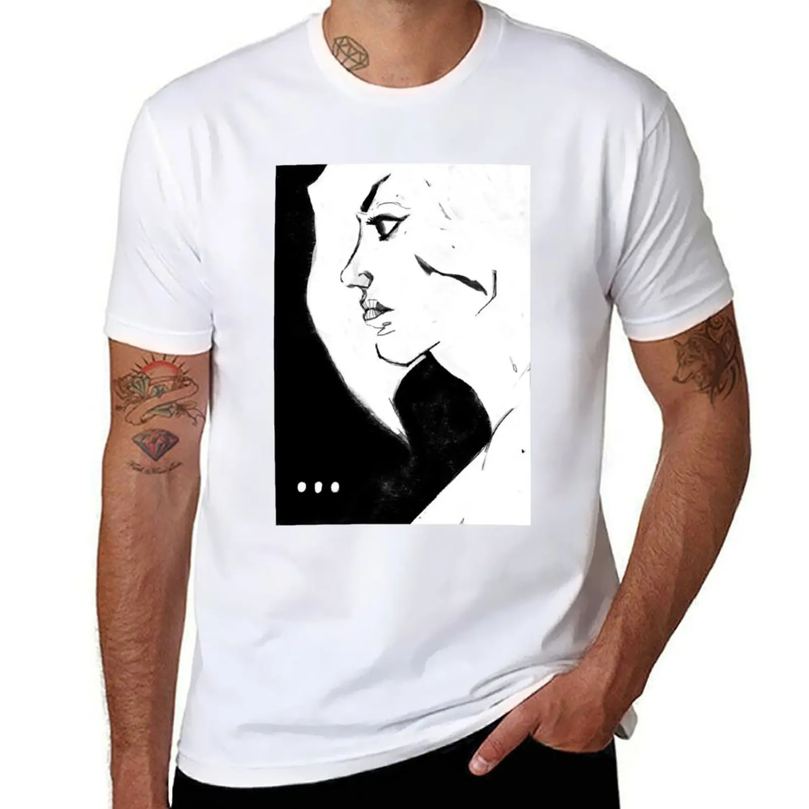

B_W T-Shirt t shirts with prints man t shirts for men