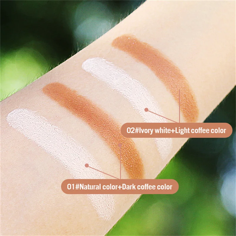 Dual-ended concealer and highlighter stick, used for three-dimensional nose bridge shadow V-face high nose bridge facial makeup