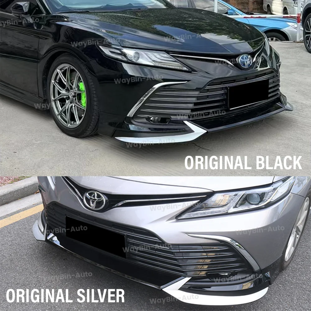 Front Bumper Lip Tunning Body Kit Beetle Sport Facelift Bumper Lip Spoiler Origianl Color For Toyota Camry L LE XLE 2021-2023