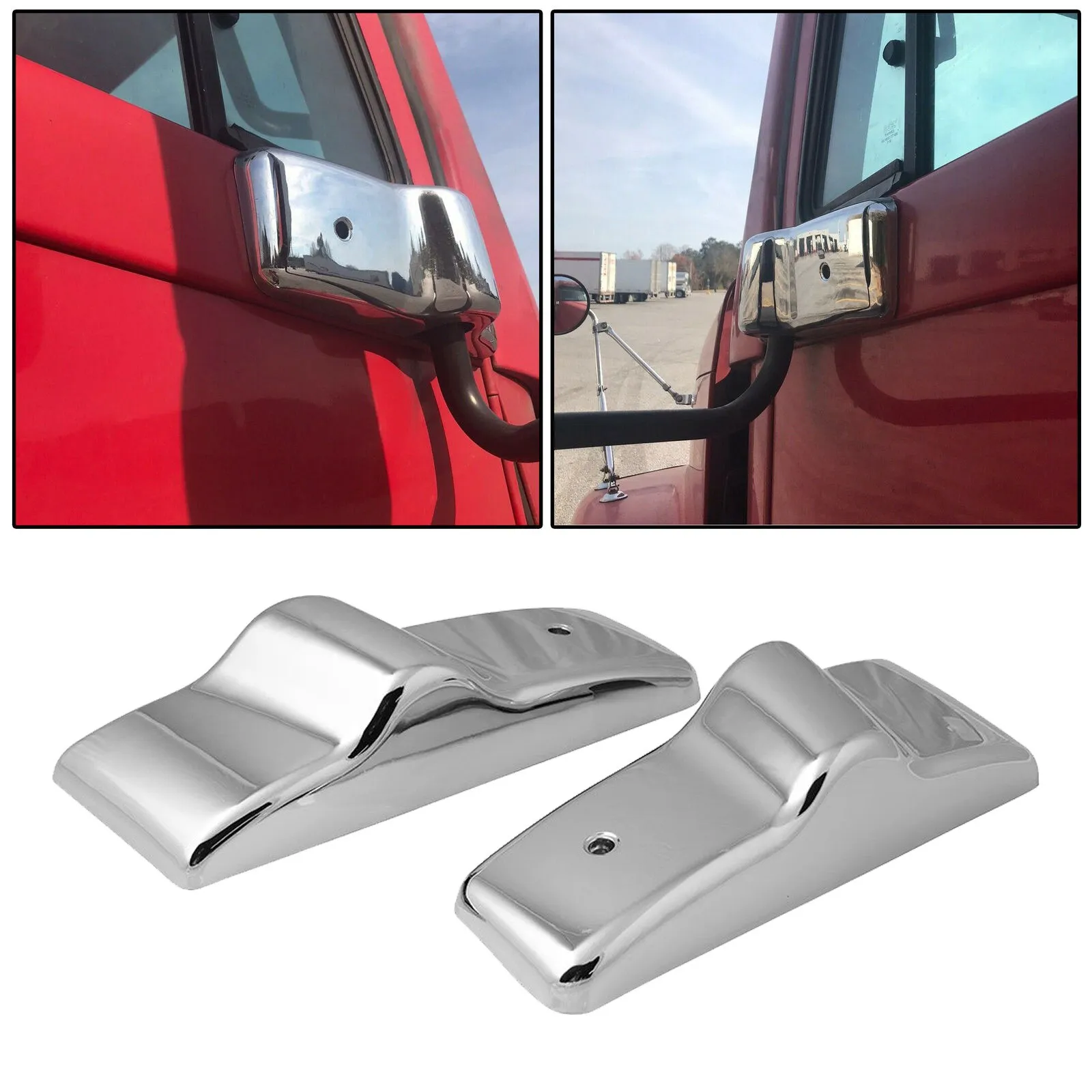 1 Pair Car Door Mirror Brackets Left Right Rearview Mirror Frame for Freightliner Century Columbia