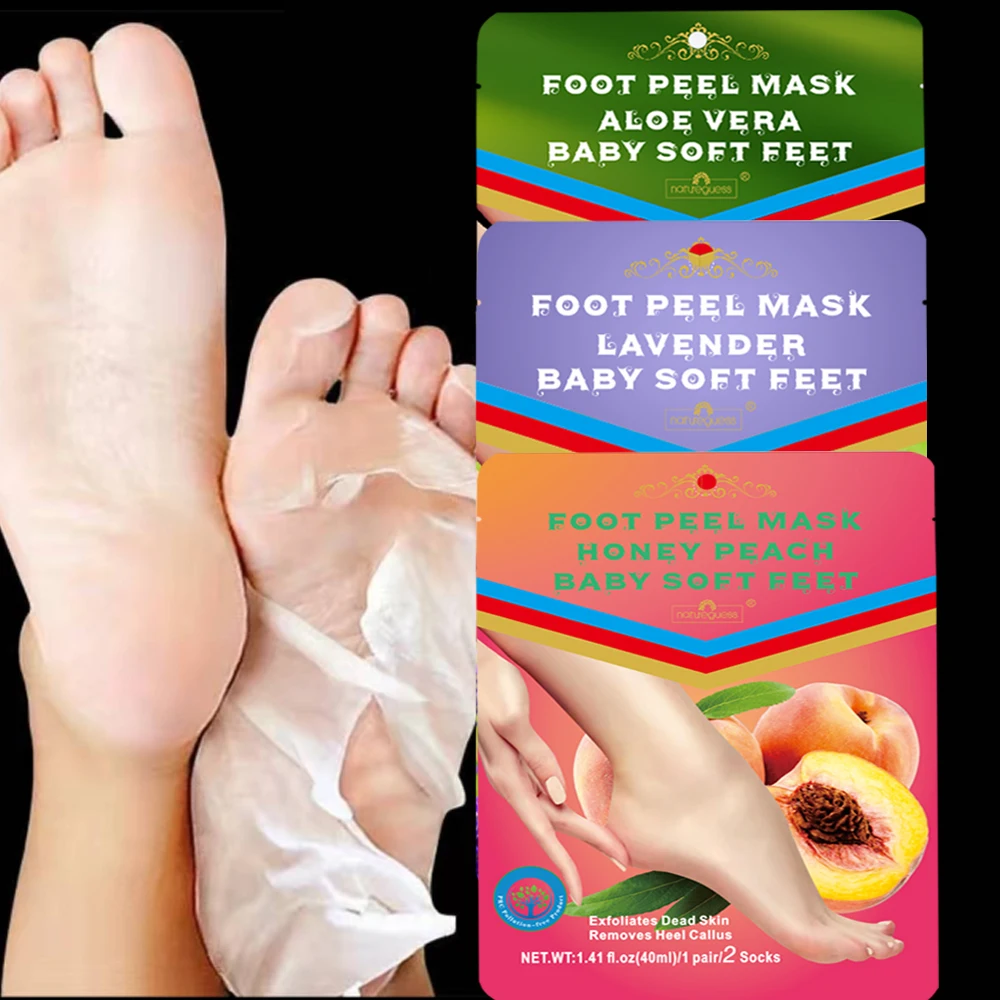 Exfoliating Foot Peeling Mask1 Pair/2PCS  Pedicure Socks Scrub For Repair Dead Skin Remove Peel Off Care Korean Cosmetic 40Ml