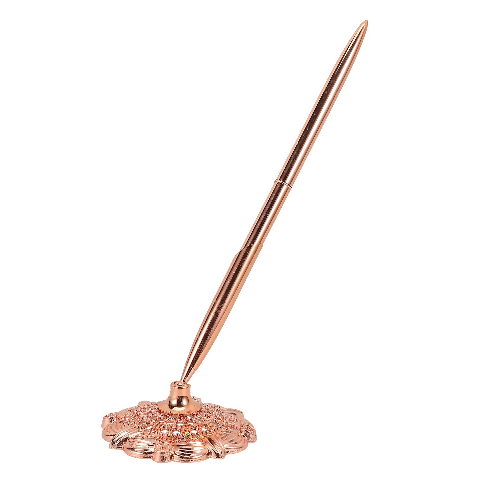 Multi-Function Desktop Sign Pen Vertical Standing Design Smooth Wear-Resistant Writing Comfort Handle for Office Business