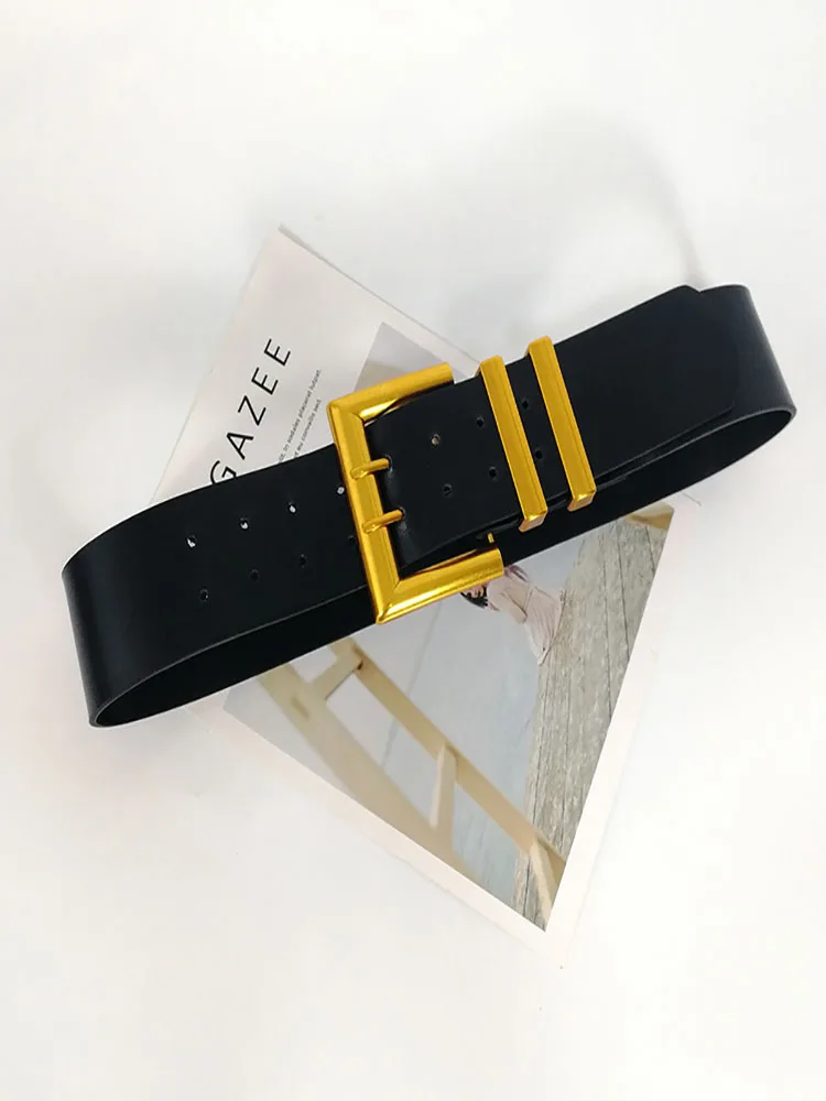 Женский пояс в стиле ретро с широким поясом в широких, стильных и универсальных пальто с блейзером на талии.