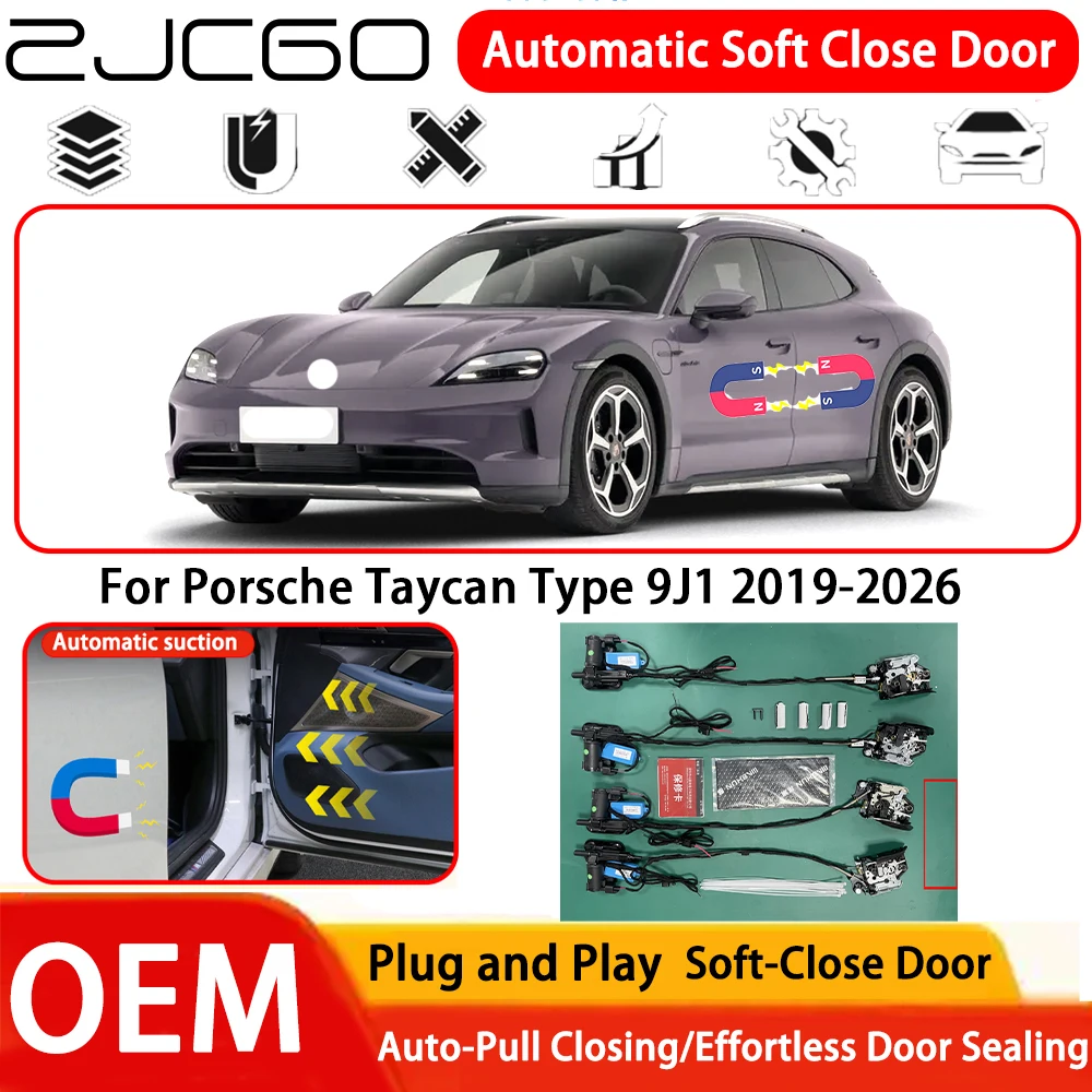 

for Porsche Taycan Type 9J1 2019-2026 Car OEM Plug and Play Automatic Electric Soft Close Door Comfort Closing System