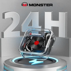 ワイヤレスインイヤーヘッドセットMonster-XKT01,Bluetooth 5.2,マイク付きゲーミングヘッドホン,TWSテクノロジー,Hifiミュージック,ステレオヘッドセット,300mah