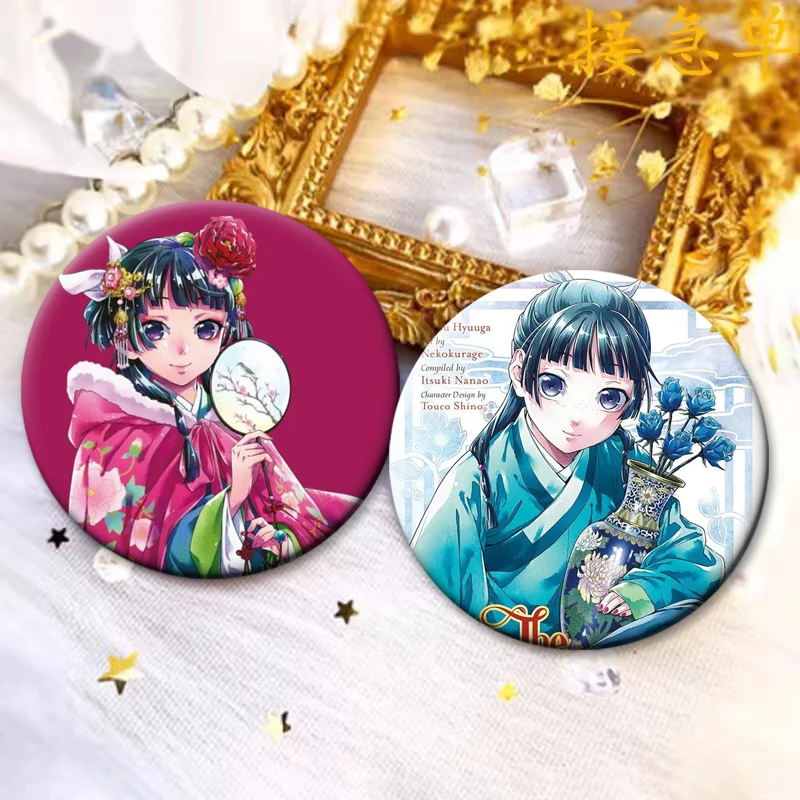 Anime The Apothecary Diaries Badge Manga Kusuriya No Hitorigoto Brooches Jinshi Mao Mao Cartoon Pins Daily Stylish Ornament